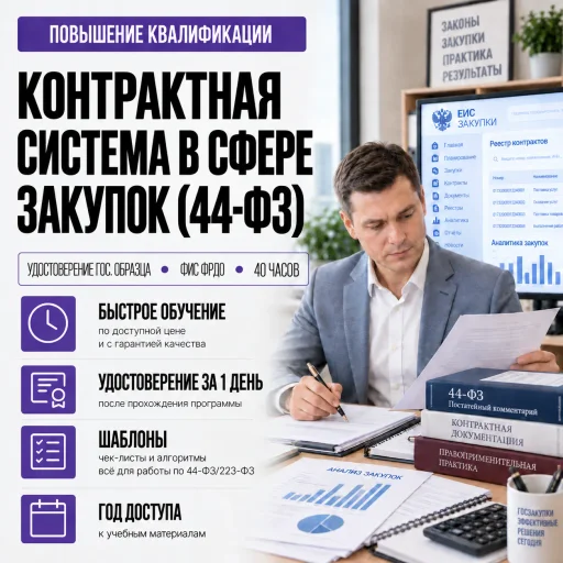 Контрактная система в сфере закупок (44-ФЗ)