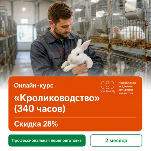 Онлайн-курс «Кролиководство» (340 часов)
