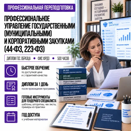 Профессиональное управление государственными (муниципальными) и корпоративными закупками (44-ФЗ, 223-ФЗ)