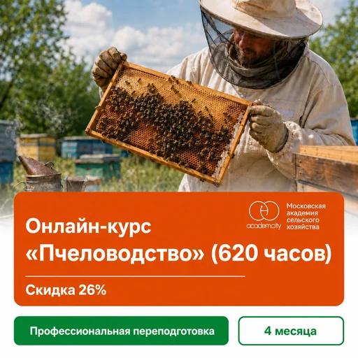 Онлайн-курс «Пчеловодство» (620 часов)
