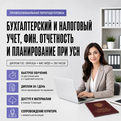 Бухгалтерский и налоговый учет, финансовая отчетность и планирование при УСН