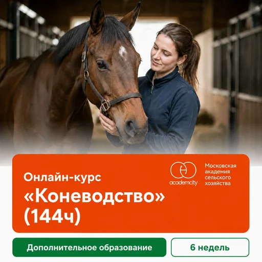 Онлайн-курс «Коневодство» (144ч)