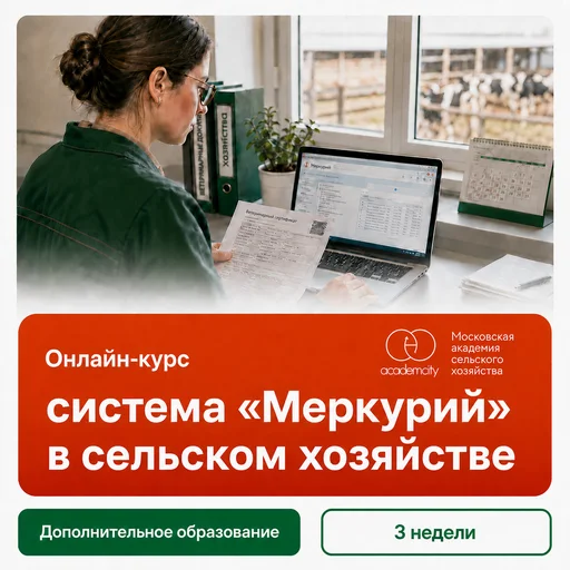 Онлайн-курс система «Меркурий» в сельском хозяйстве