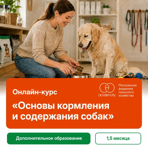 Онлайн-курс «Основы кормления и содержания собак»