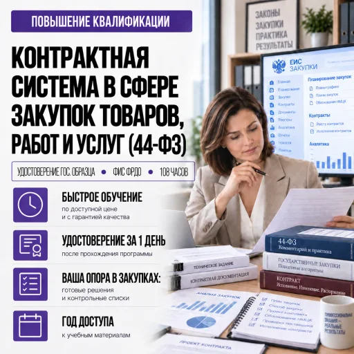 Контрактная система в сфере закупок товаров, работ и услуг (44-ФЗ)