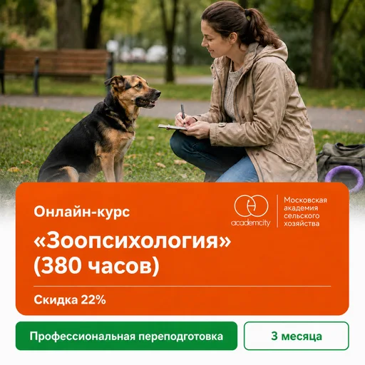 Онлайн-курс «Зоопсихология» (380 часов)