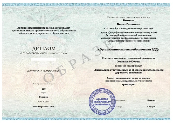 Специалист по БДД