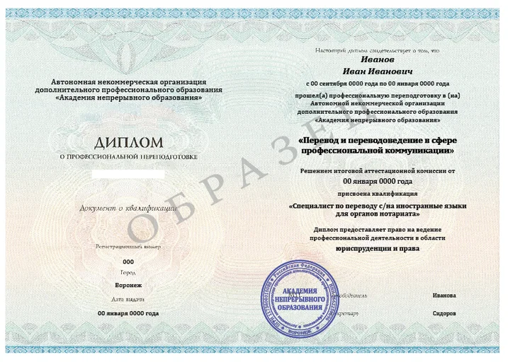 Перевод и переводоведение в сфере профессиональной коммуникации