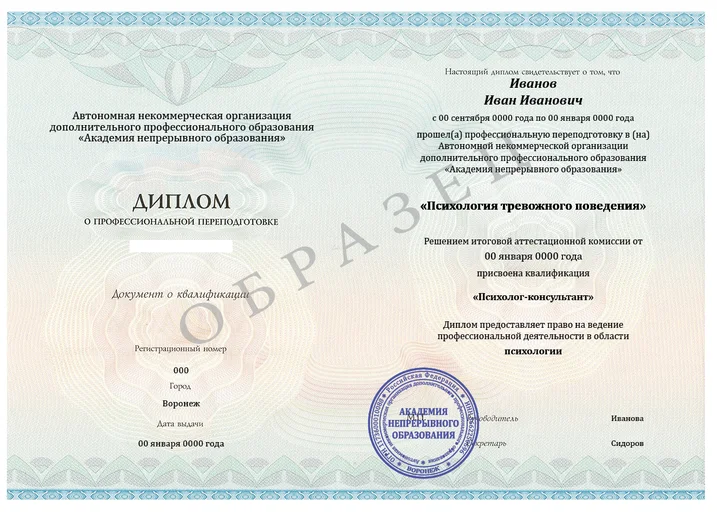Психология тревожного поведения