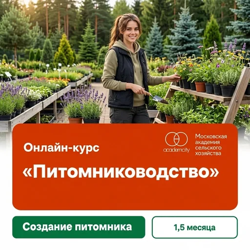 Онлайн-курс «Питомниководство» с нуля до своего дела