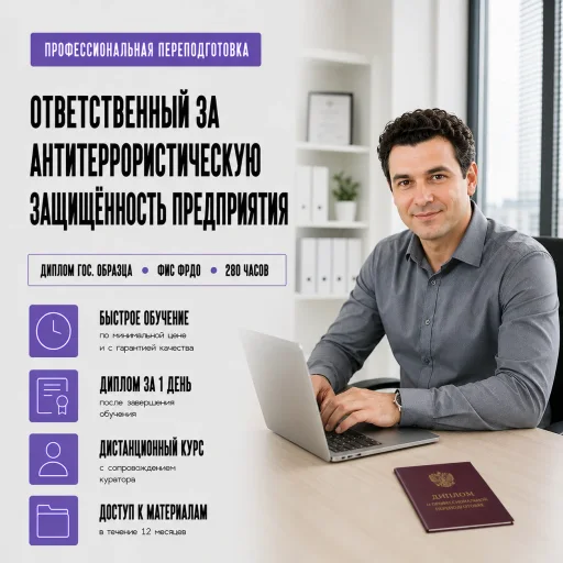 Ответственный за антитеррористическую защищённость предприятия по защите от террористических угроз и иных экстремистских проявлений