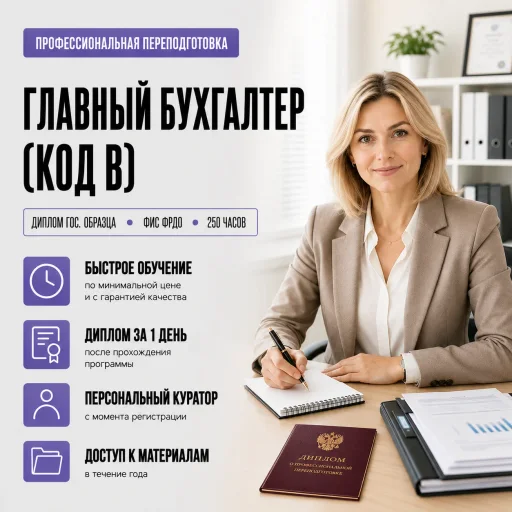Главный бухгалтер (код В)