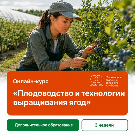 Онлайн-курс «Плодоводство и технологии выращивания ягод»