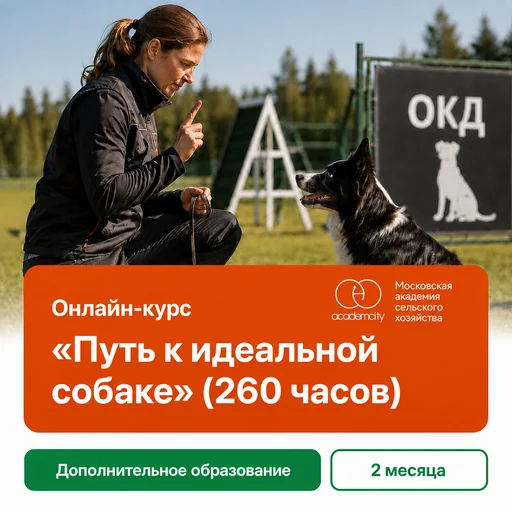 Онлайн-курс «Путь к идеальной собаке» (260 часов)