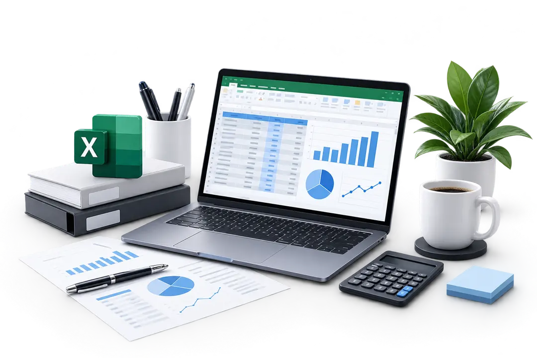 Иллюстрация обучения по теме «Excel»
