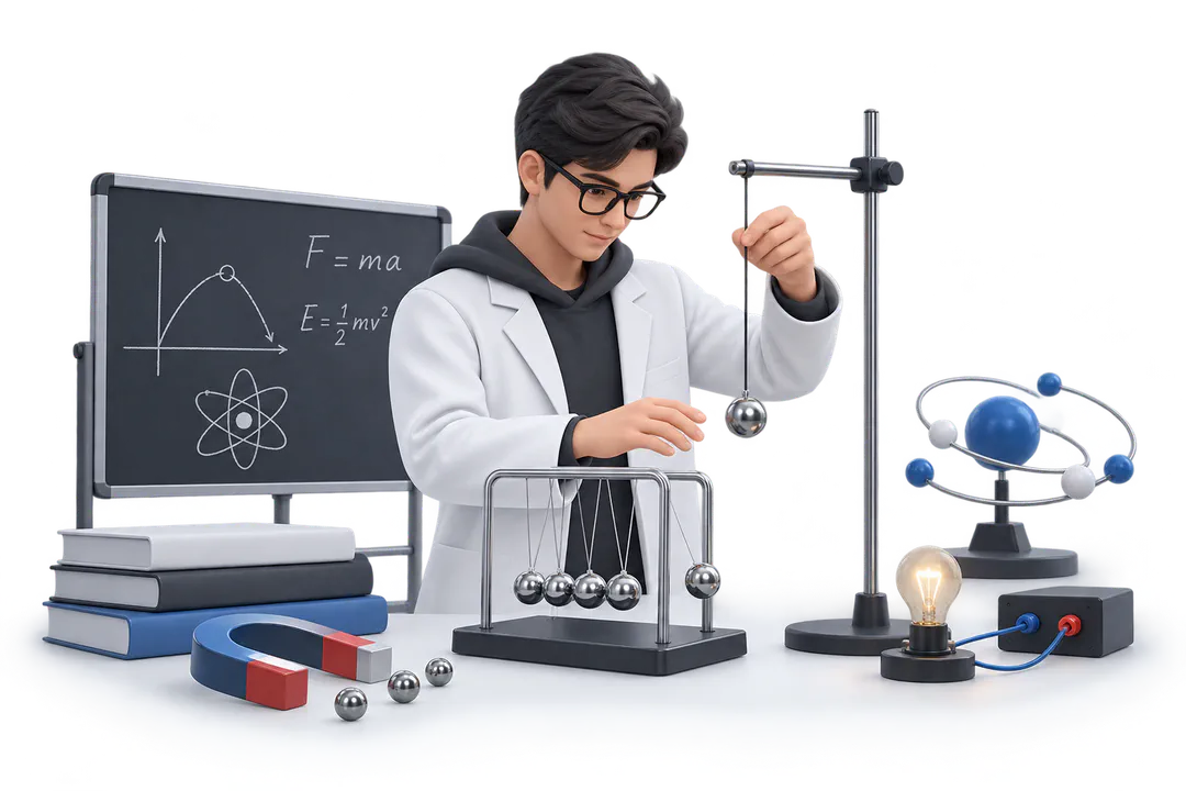 Иллюстрация обучения по теме «Физика»