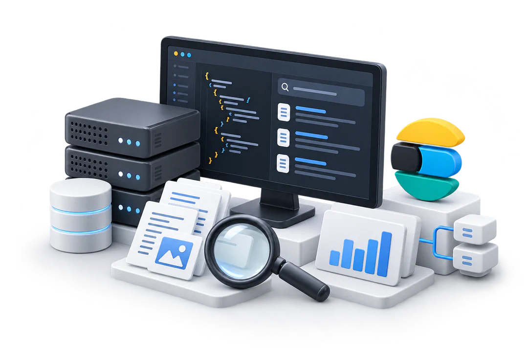 Иллюстрация обучения по теме «Elasticsearch»