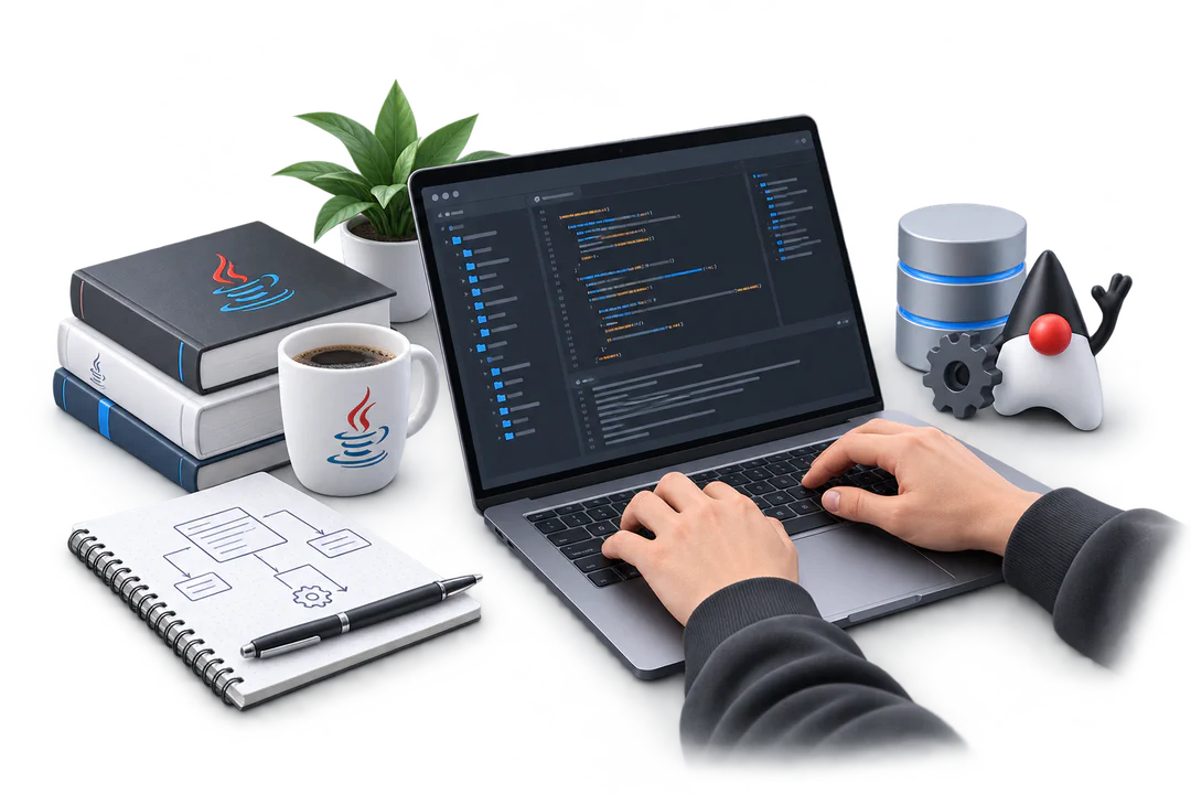 Иллюстрация обучения по теме «Java-разработка»