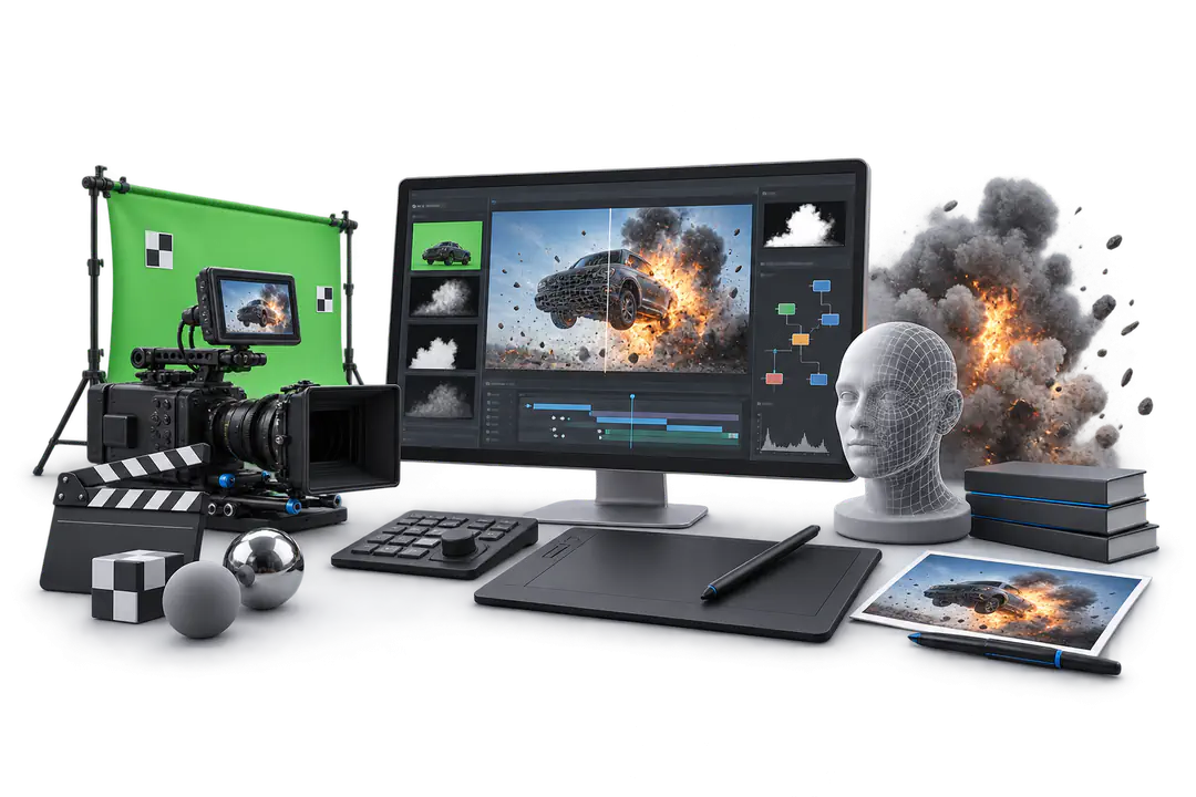 Иллюстрация обучения по теме «Спецэффекты»