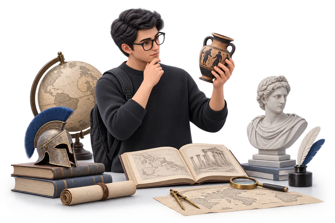 Иллюстрация обучения по теме «История»