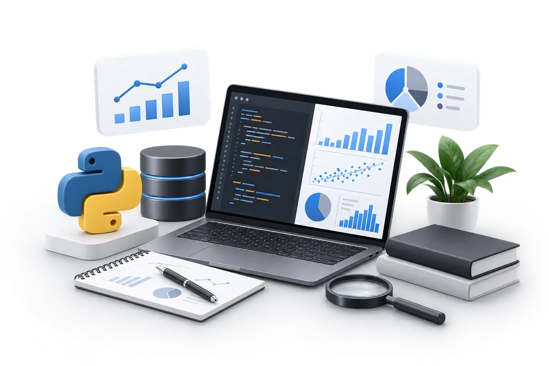Иллюстрация обучения по теме «Аналитик Python»