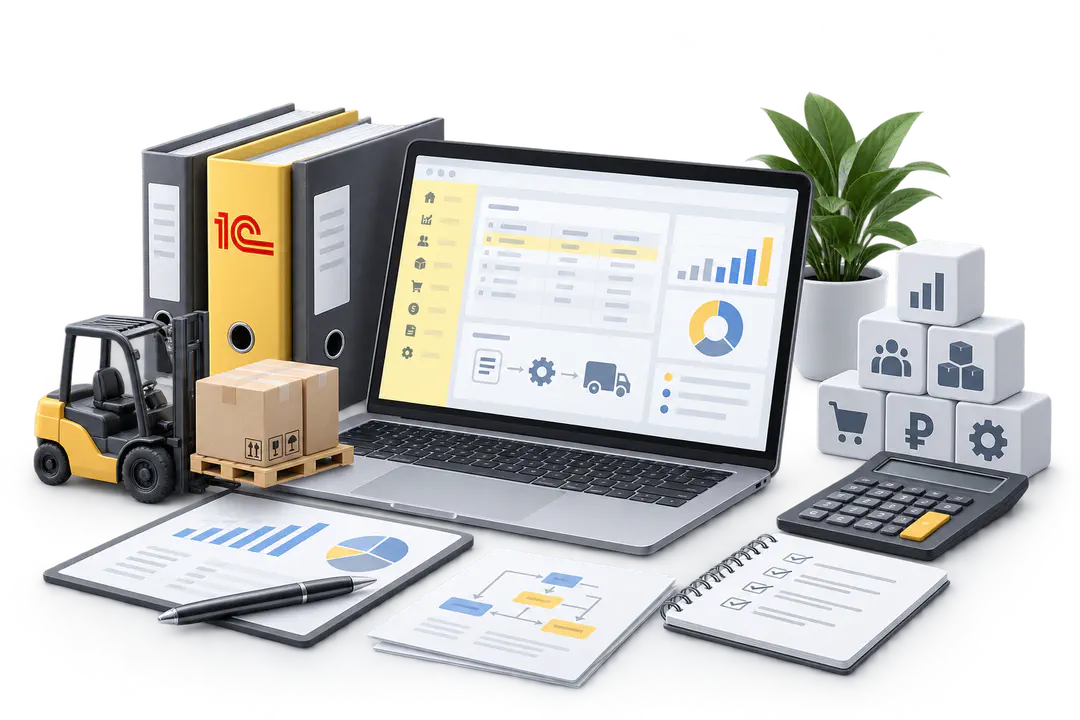 Иллюстрация обучения по теме «1С:ERP»
