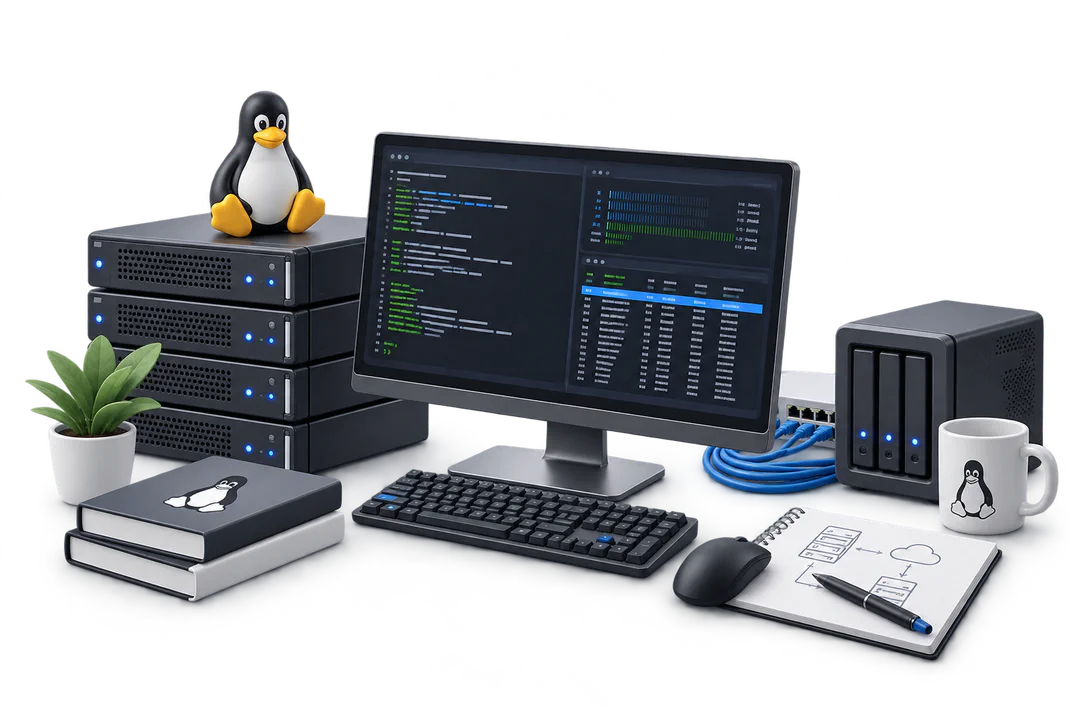Иллюстрация обучения по теме «Администрирование Linux»