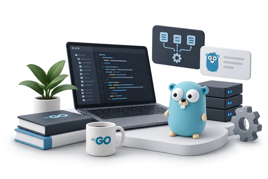 Иллюстрация обучения по теме «Golang-разработка»