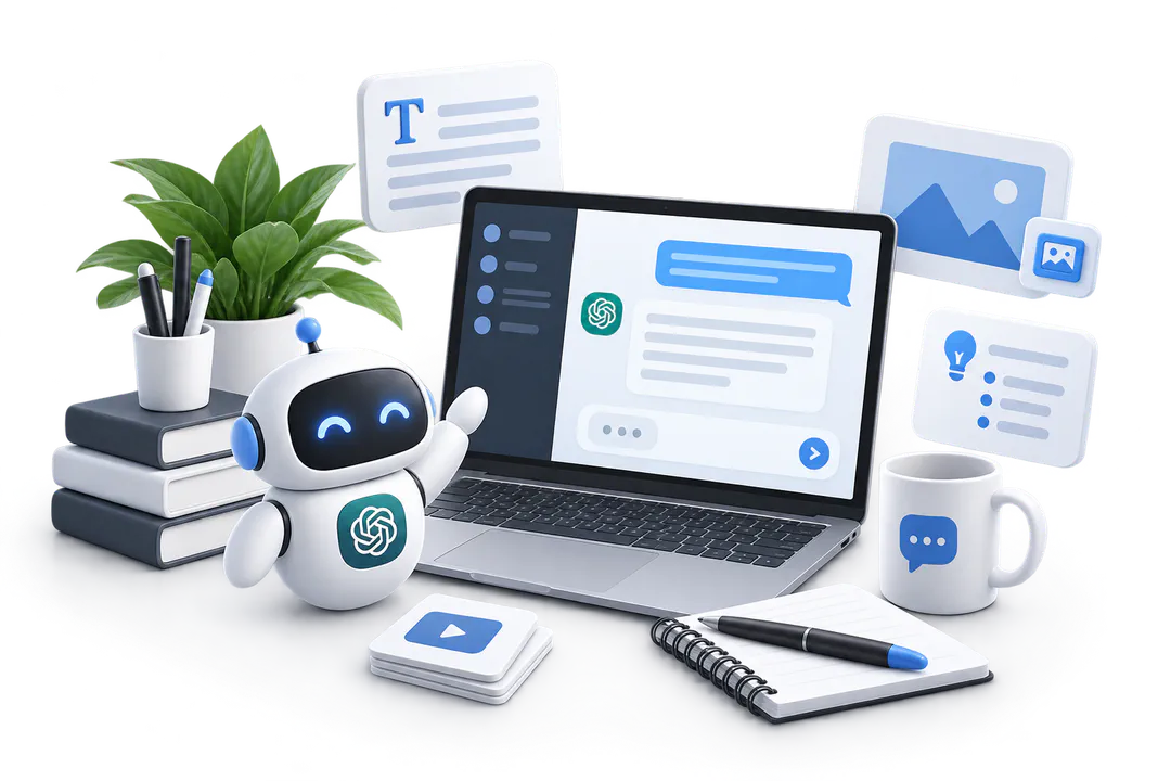 Иллюстрация обучения по теме «ChatGPT»