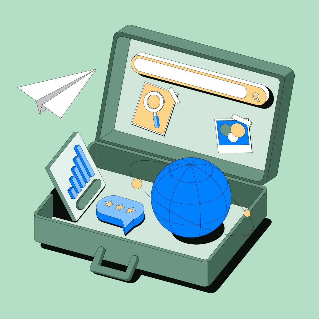 Банер курса Международное SEO